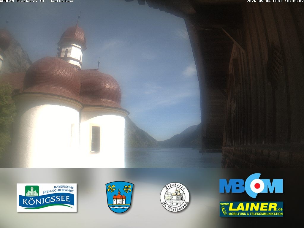 Archiv Foto Webcam St. Bartholomä, Königssee