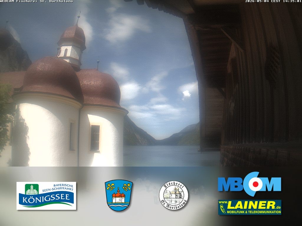 Archiv Foto Webcam St. Bartholomä, Königssee