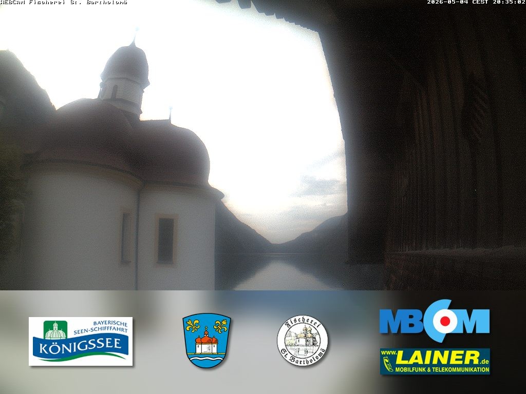 Archiv Foto Webcam St. Bartholomä, Königssee