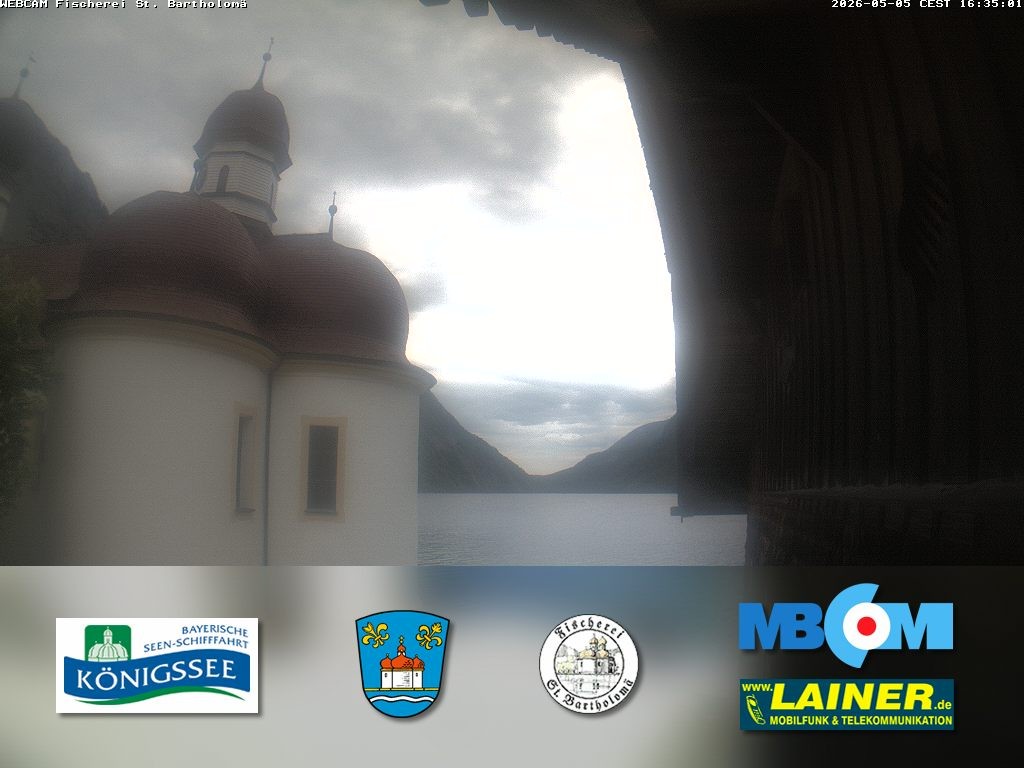 Archiv Foto Webcam St. Bartholomä, Königssee