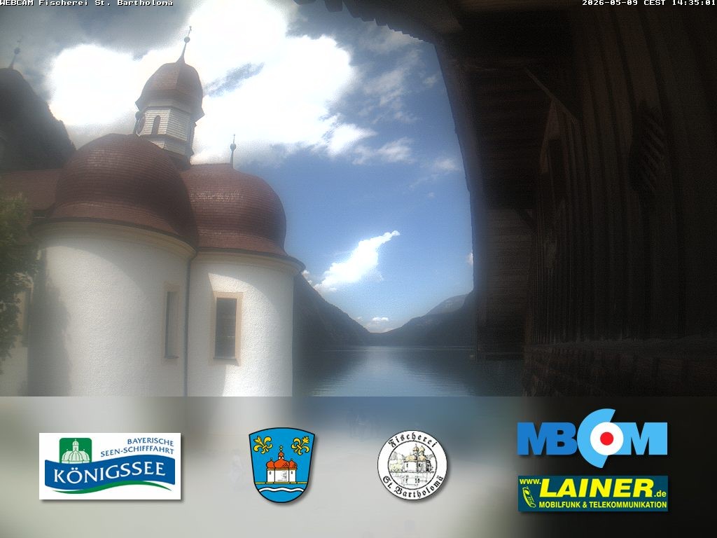 Archiv Foto Webcam St. Bartholomä, Königssee
