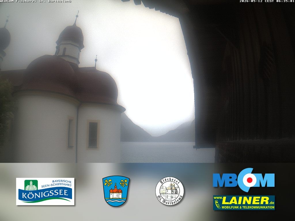 Archiv Foto Webcam St. Bartholomä, Königssee