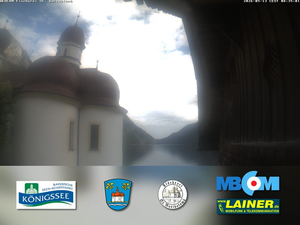 Archiv Foto Webcam St. Bartholomä, Königssee