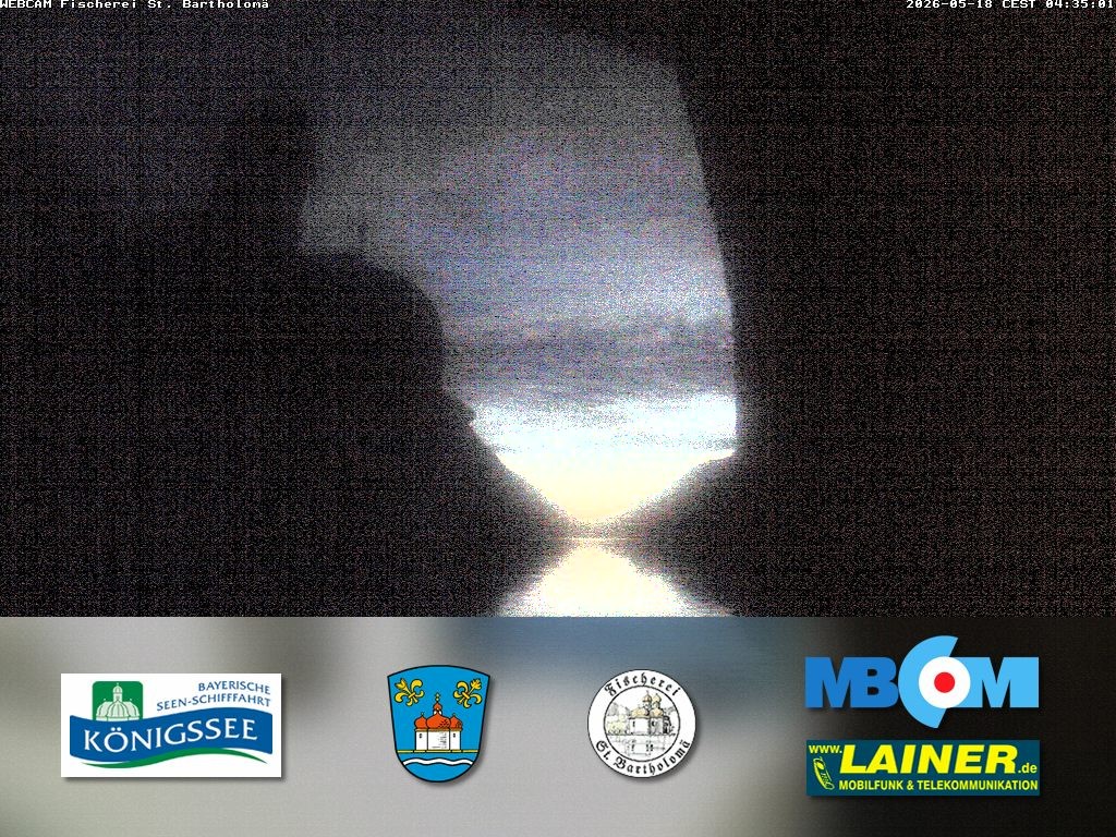 Archived image Webcam Koenigssee: St. Bartholomae