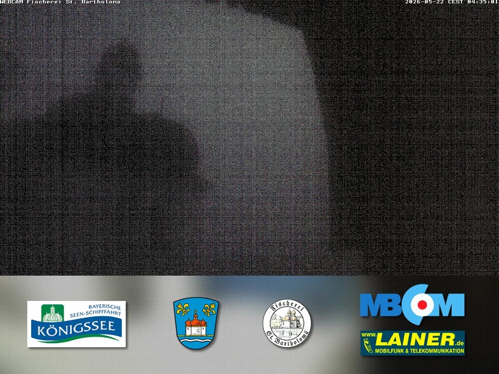Archived image Webcam Koenigssee: St. Bartholomae