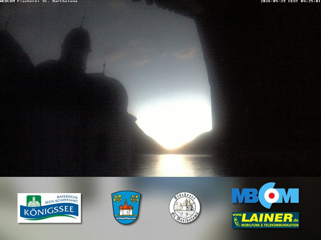 Archiv Foto Webcam St. Bartholomä, Königssee
