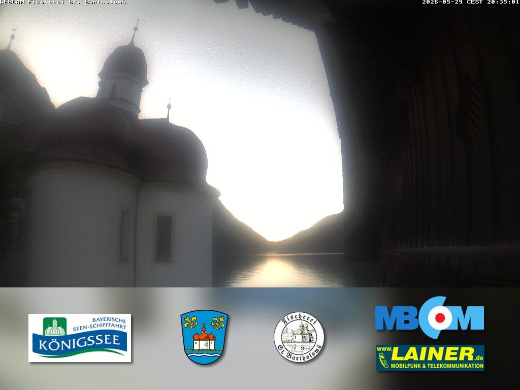 Archiv Foto Webcam St. Bartholomä, Königssee