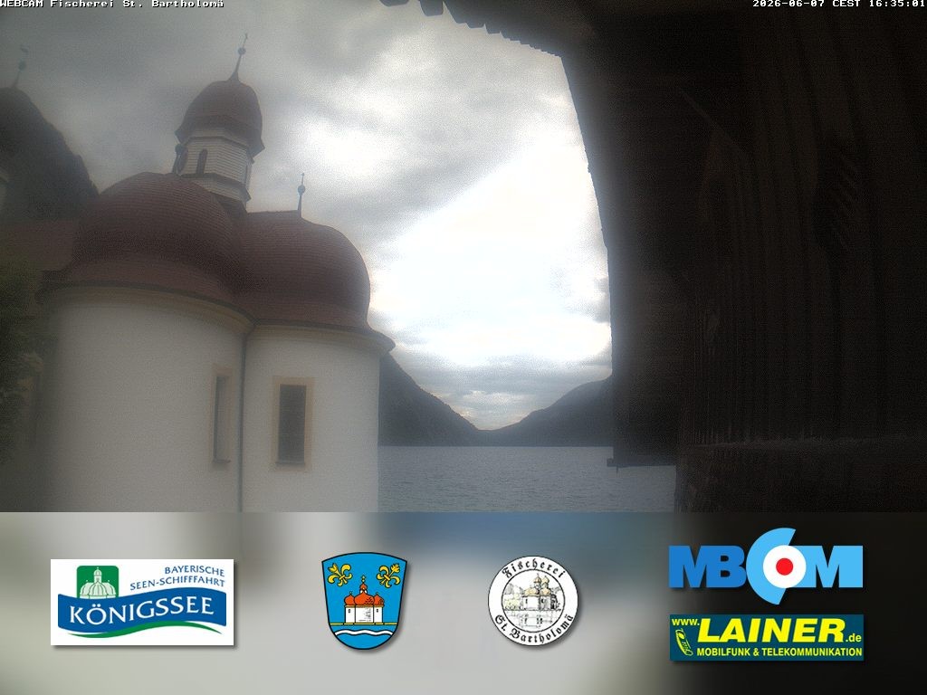 Archiv Foto Webcam St. Bartholomä, Königssee