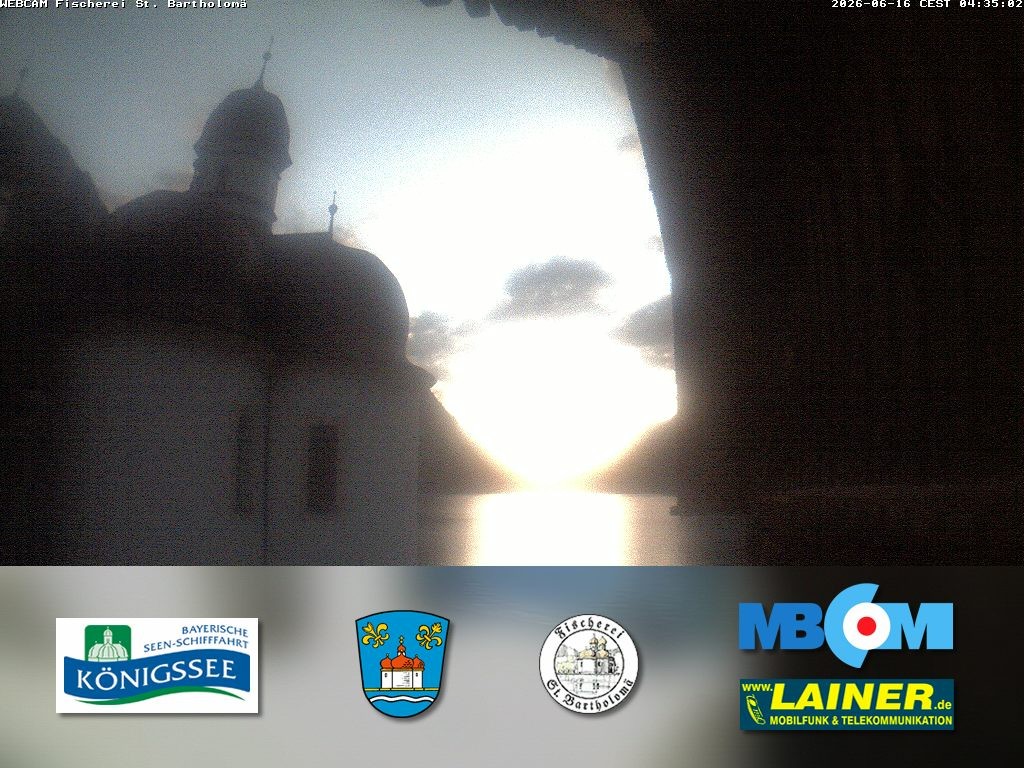 Archiv Foto Webcam St. Bartholomä, Königssee