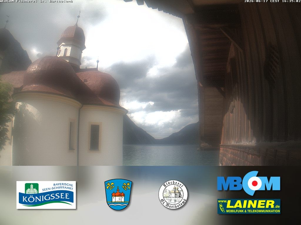 Archiv Foto Webcam St. Bartholomä, Königssee