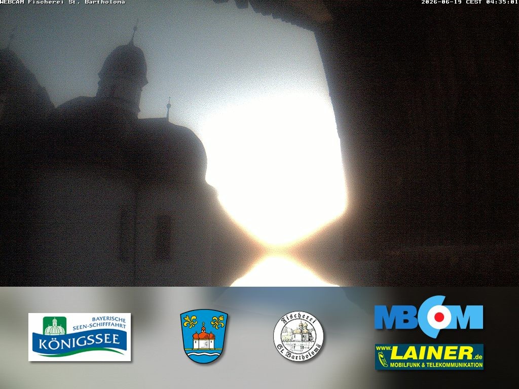 Archiv Foto Webcam St. Bartholomä, Königssee