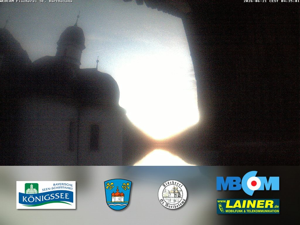 Archiv Foto Webcam St. Bartholomä, Königssee