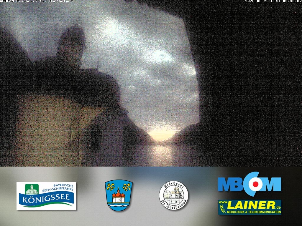 Archiv Foto Webcam St. Bartholomä, Königssee