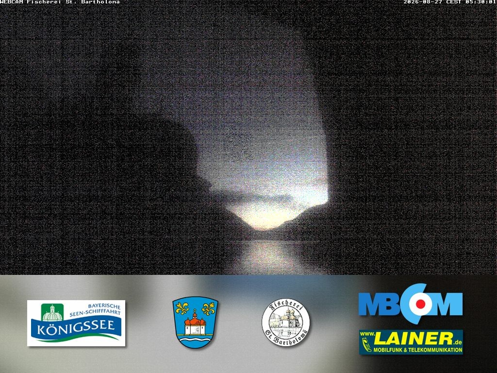 Archiv Foto Webcam St. Bartholomä, Königssee