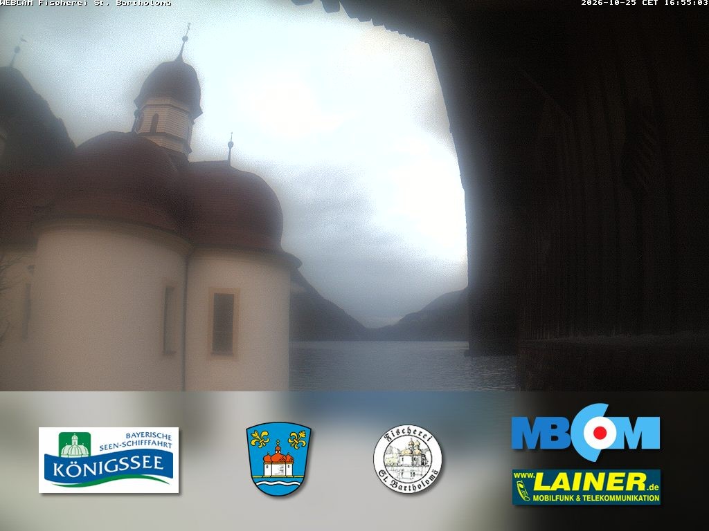 Archiv Foto Webcam St. Bartholomä, Königssee