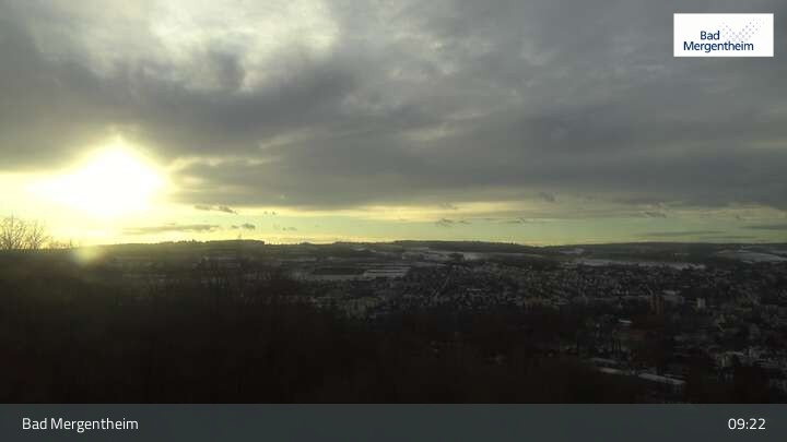 Archiv Foto Webcam Blick vom Ketterberg auf Bad Mergentheim