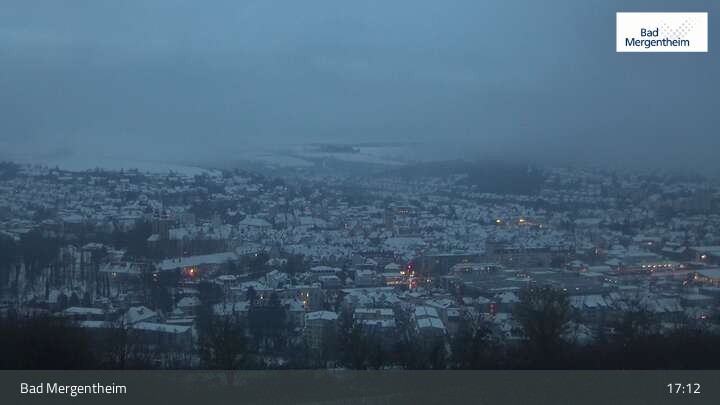 Archiv Foto Webcam Blick vom Ketterberg auf Bad Mergentheim
