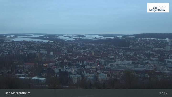 Archiv Foto Webcam Blick vom Ketterberg auf Bad Mergentheim