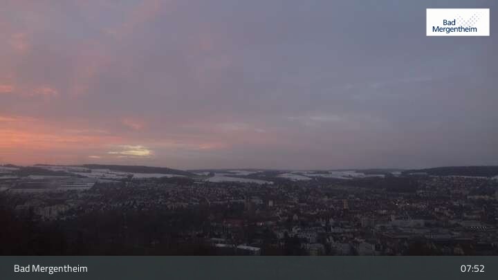 Archiv Foto Webcam Blick vom Ketterberg auf Bad Mergentheim