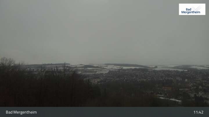 Archiv Foto Webcam Blick vom Ketterberg auf Bad Mergentheim