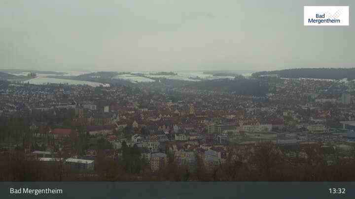 Archiv Foto Webcam Blick vom Ketterberg auf Bad Mergentheim