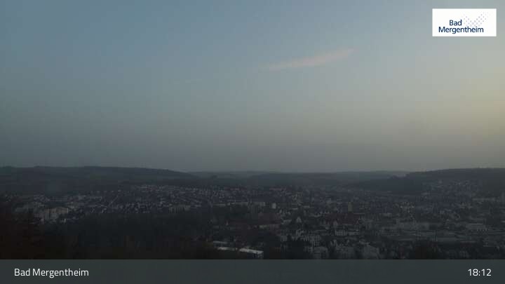 Archiv Foto Webcam Blick vom Ketterberg auf Bad Mergentheim