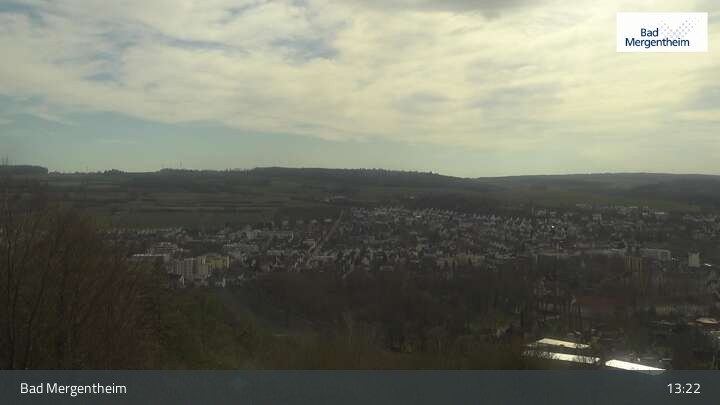 Archiv Foto Webcam Blick vom Ketterberg auf Bad Mergentheim