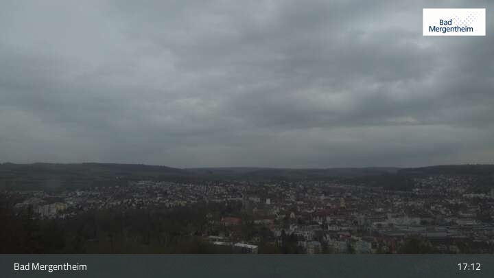 Archiv Foto Webcam Blick vom Ketterberg auf Bad Mergentheim