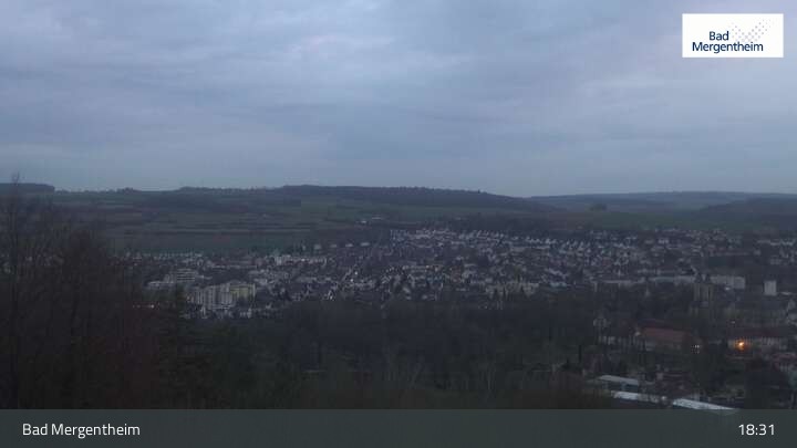 Archiv Foto Webcam Blick vom Ketterberg auf Bad Mergentheim