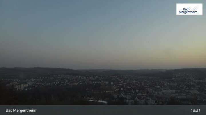 Archiv Foto Webcam Blick vom Ketterberg auf Bad Mergentheim