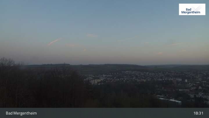 Archiv Foto Webcam Blick vom Ketterberg auf Bad Mergentheim