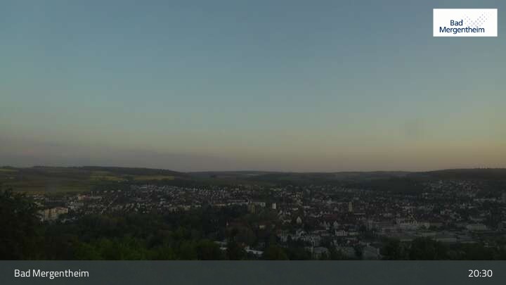 Archiv Foto Webcam Blick vom Ketterberg auf Bad Mergentheim