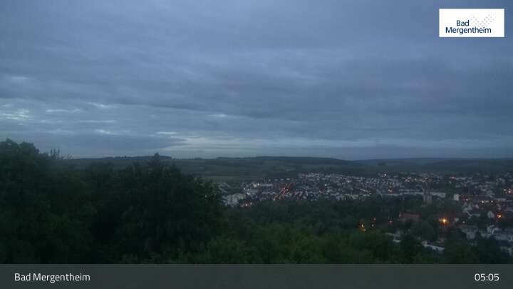 Archiv Foto Webcam Blick vom Ketterberg auf Bad Mergentheim