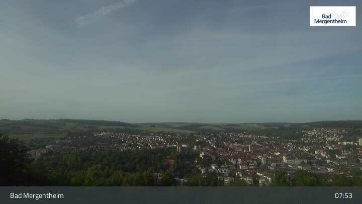 Archiv Foto Webcam Blick vom Ketterberg auf Bad Mergentheim