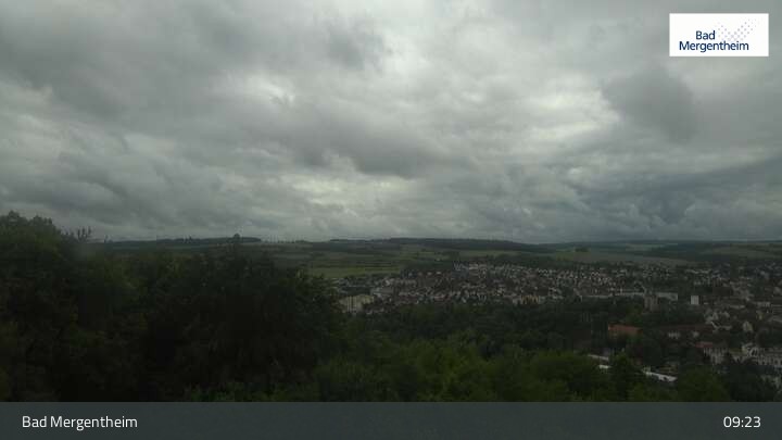 Archiv Foto Webcam Blick vom Ketterberg auf Bad Mergentheim