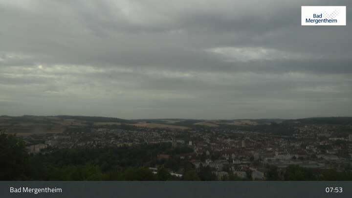 Archiv Foto Webcam Blick vom Ketterberg auf Bad Mergentheim