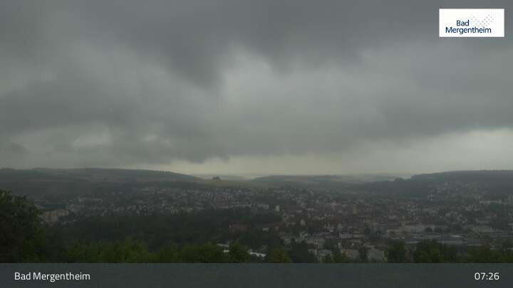 Archiv Foto Webcam Blick vom Ketterberg auf Bad Mergentheim