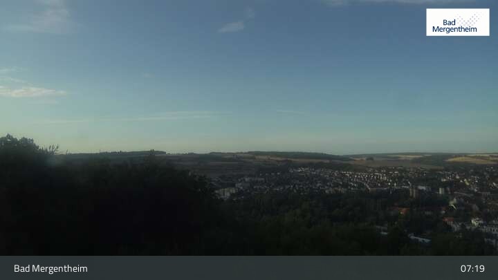 Archiv Foto Webcam Blick vom Ketterberg auf Bad Mergentheim