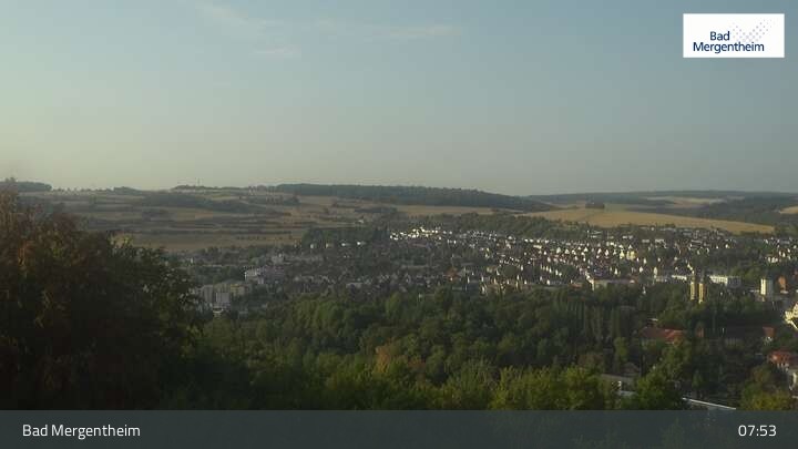 Archiv Foto Webcam Blick vom Ketterberg auf Bad Mergentheim