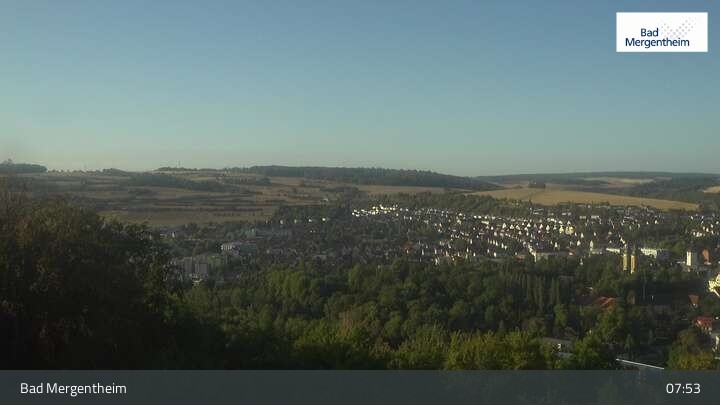 Archiv Foto Webcam Blick vom Ketterberg auf Bad Mergentheim