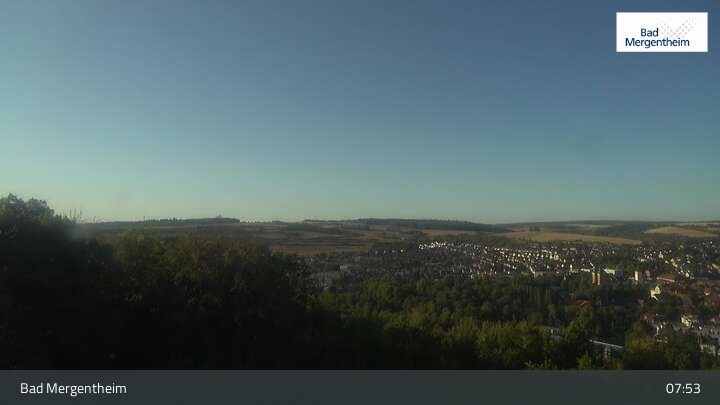 Archiv Foto Webcam Blick vom Ketterberg auf Bad Mergentheim