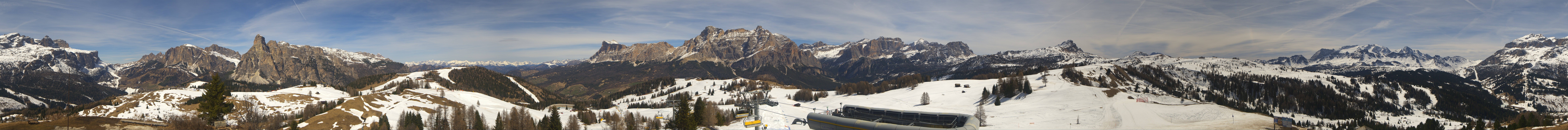 Archiv Foto Webcam Alta Badia: Panorama Bioch Hütte