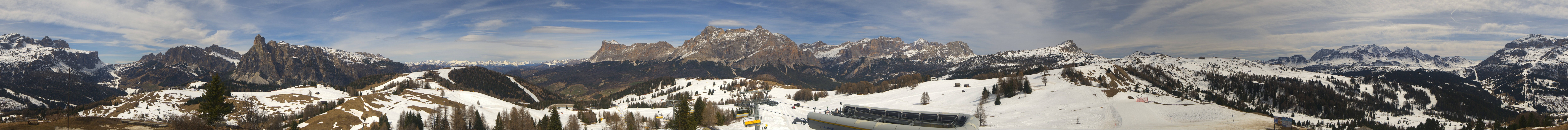 Archiv Foto Webcam Alta Badia: Panorama Bioch Hütte