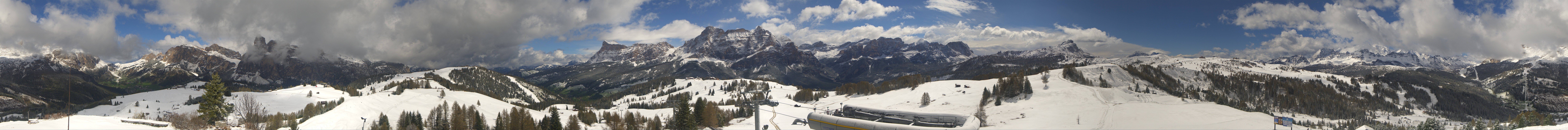 Archiv Foto Webcam Alta Badia: Panorama Bioch Hütte