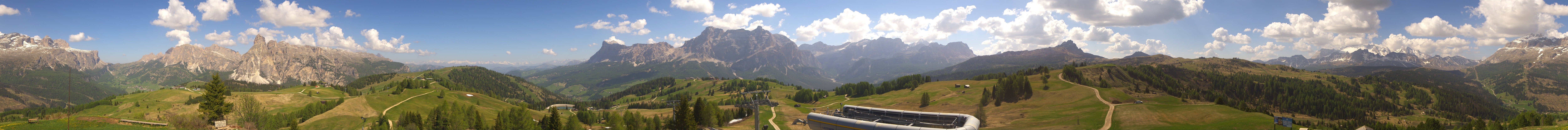 Archiv Foto Webcam Alta Badia: Panorama Bioch Hütte