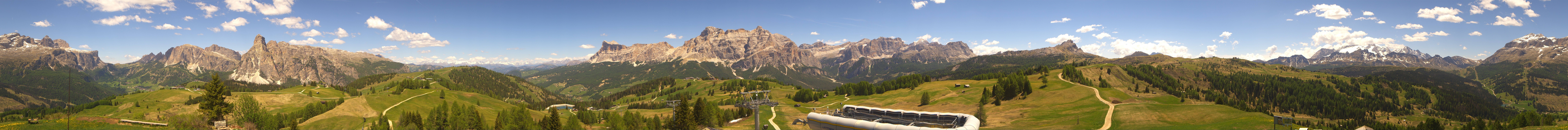Archiv Foto Webcam Alta Badia: Panorama Bioch Hütte