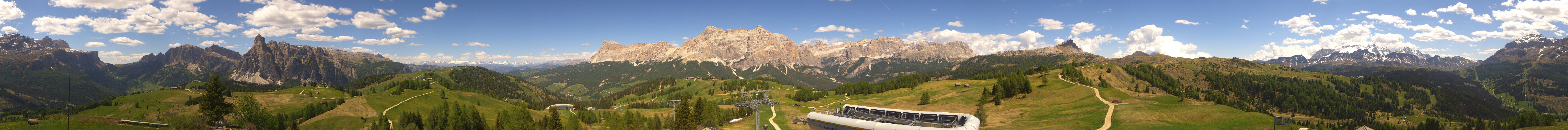 Archiv Foto Webcam Alta Badia: Panorama Bioch Hütte