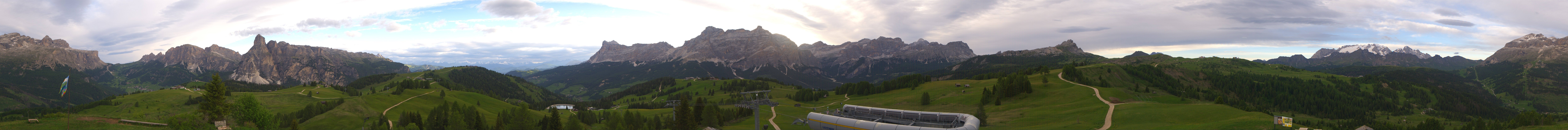 Archiv Foto Webcam Alta Badia: Panorama Bioch Hütte