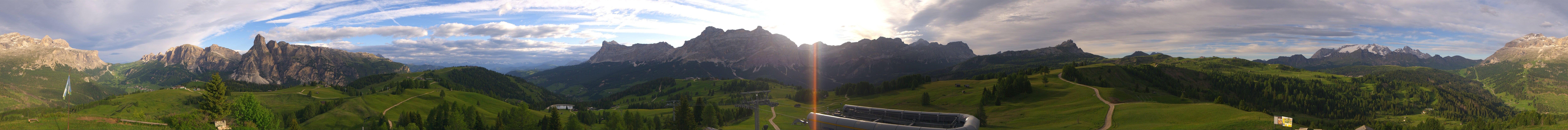 Archiv Foto Webcam Alta Badia: Panorama Bioch Hütte
