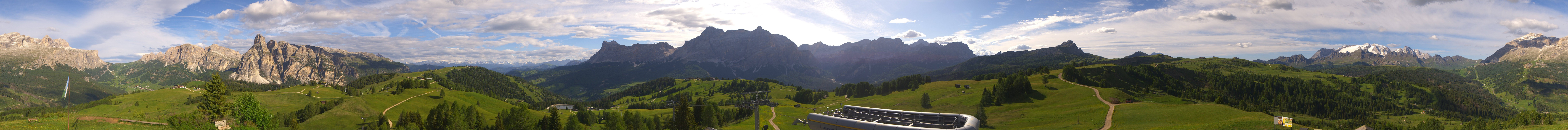 Archiv Foto Webcam Alta Badia: Panorama Bioch Hütte